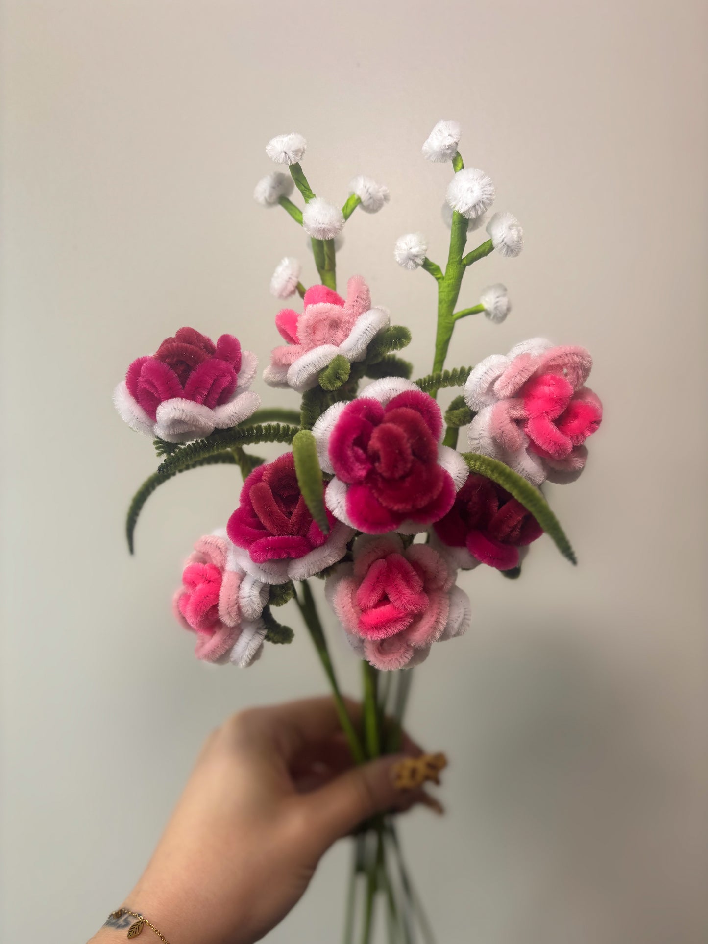 Bouquet éternel - Poudre rosée