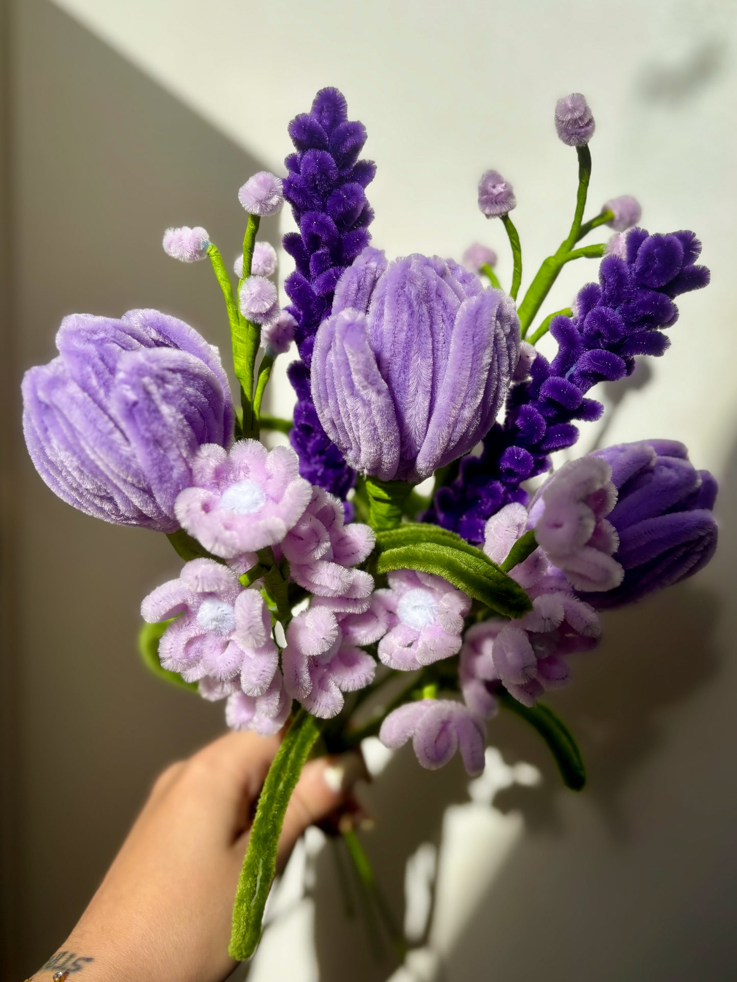 Bouquet éternel - Lueur mauve