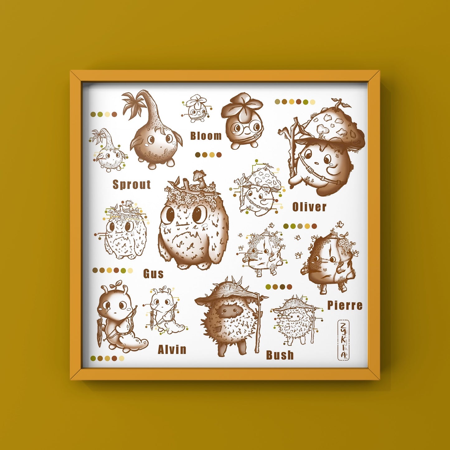 Impression - Études de créatures