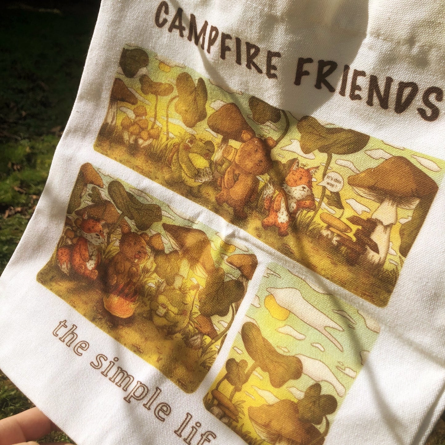 Tote bag - Campfire friends