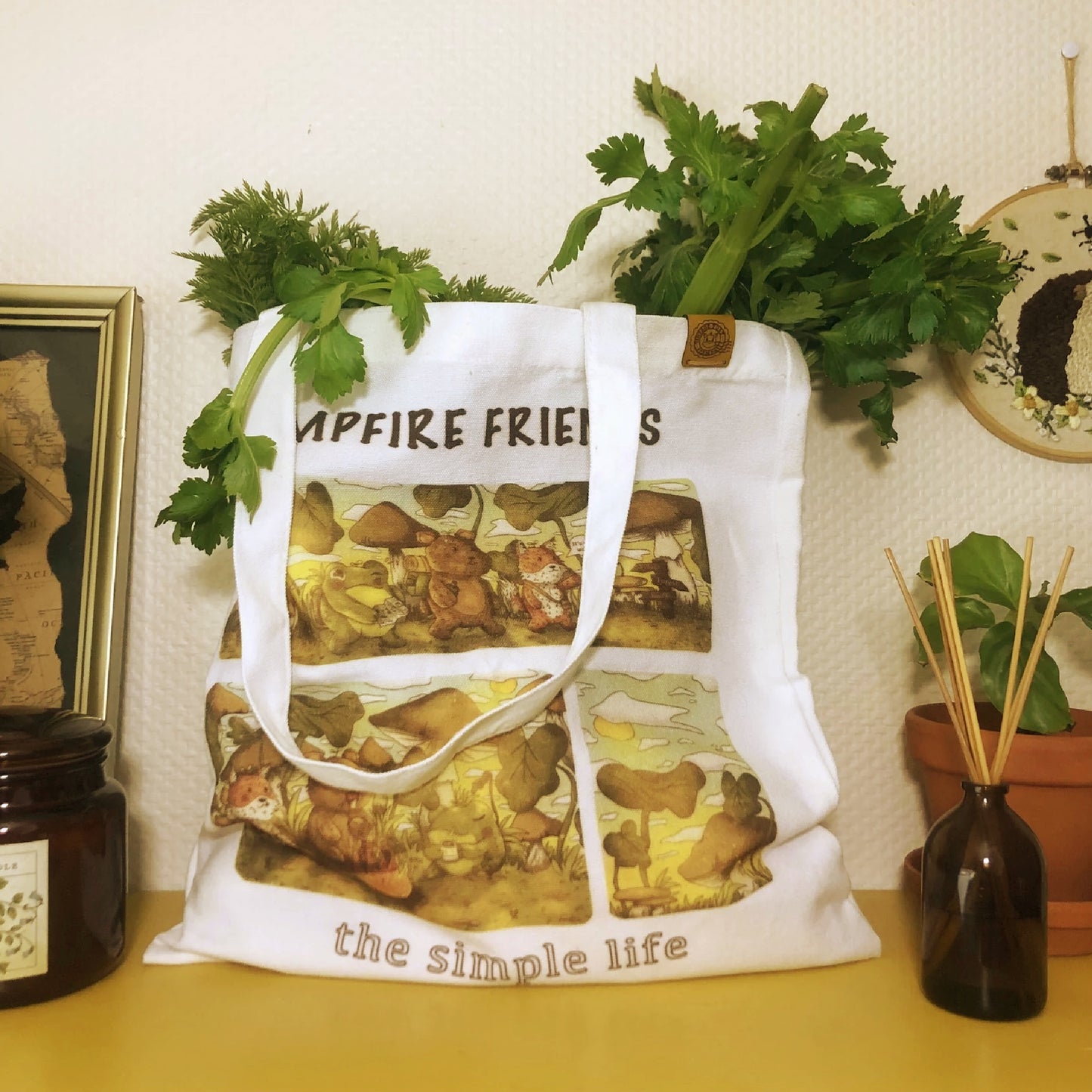 Tote bag - Campfire friends