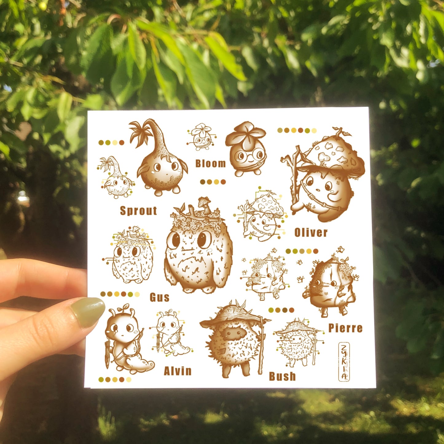 Impression - Études de créatures