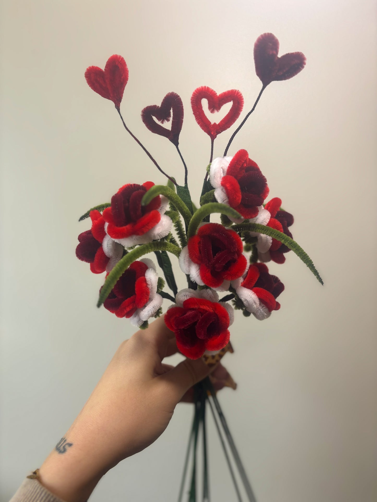 Bouquet éternel - Carmin