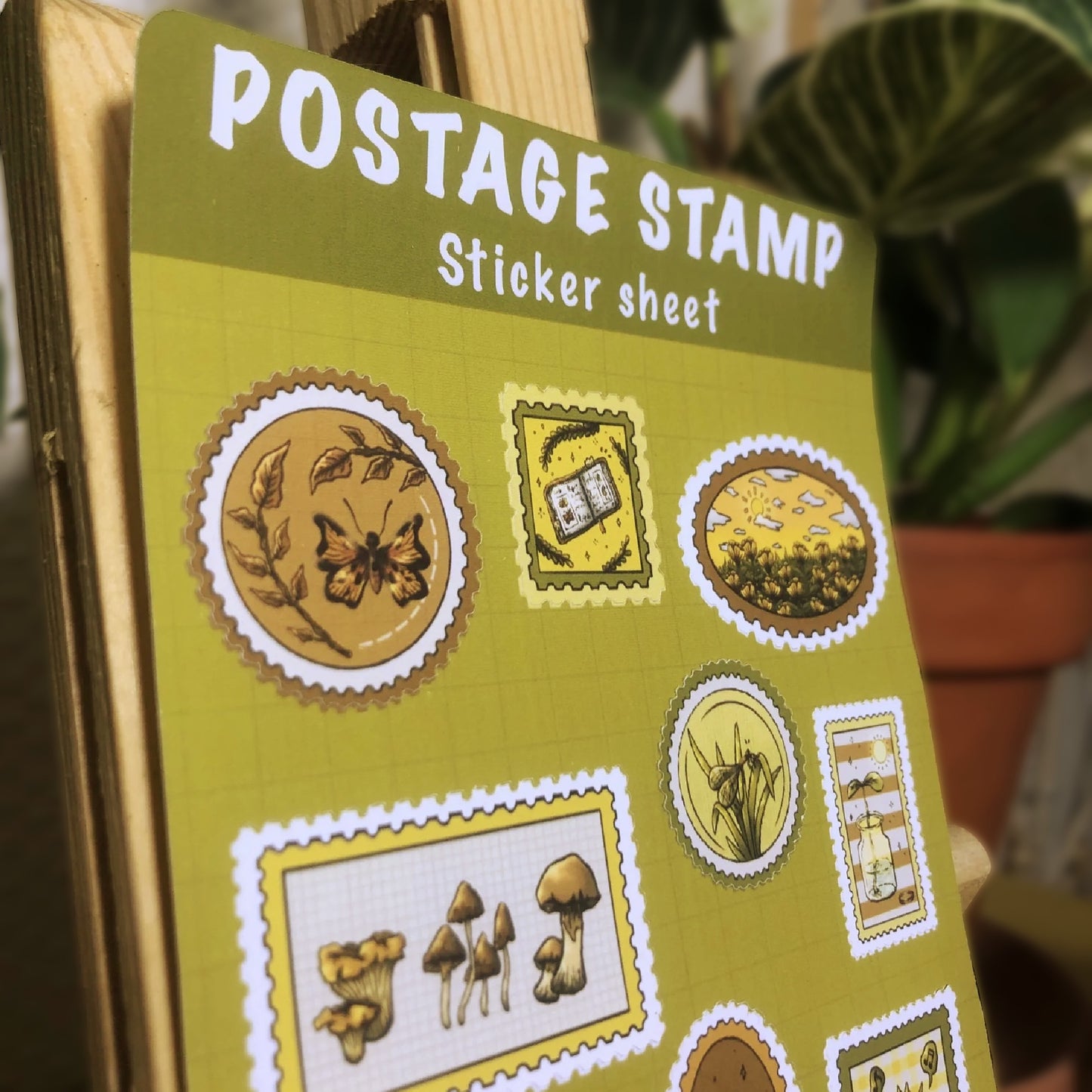 Sticker sheet - Postage stamp